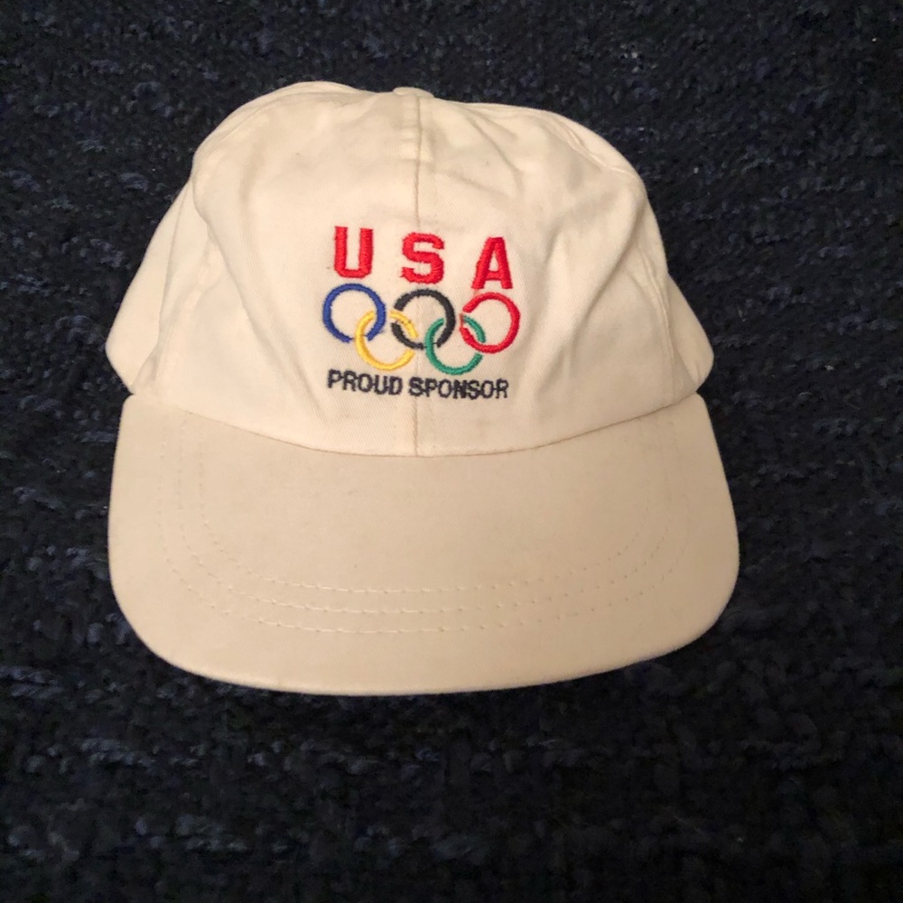 Motorola Swingster Vintage Unisex USA Olympic Rings Baseball Cap